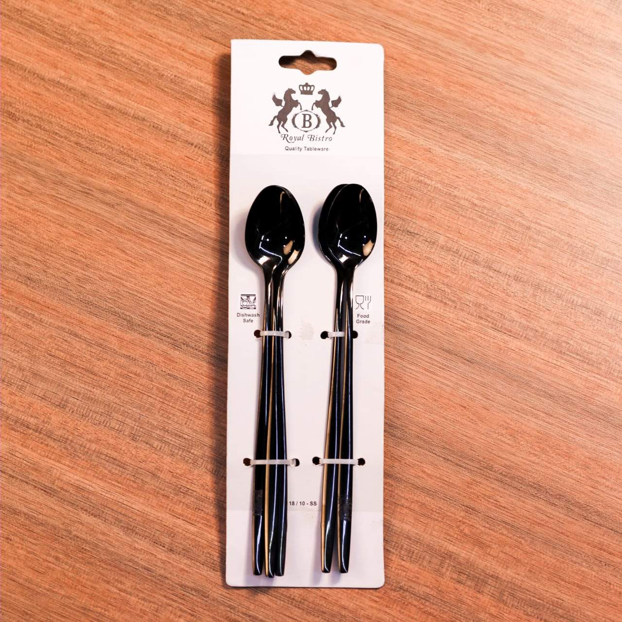 ICE CREAM SPOON BLACK IR 2978 SINGLE PIECE (1)