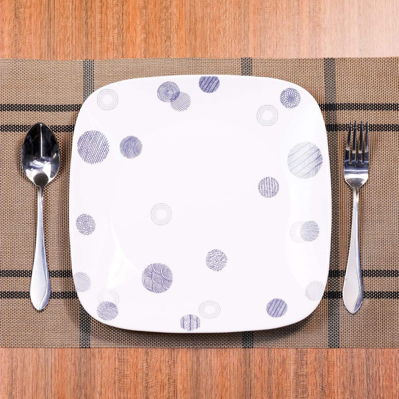 PLATE DINNER SQUARE CORNINGWARE ESCAPE TO BLUE 2213-ETB-LP