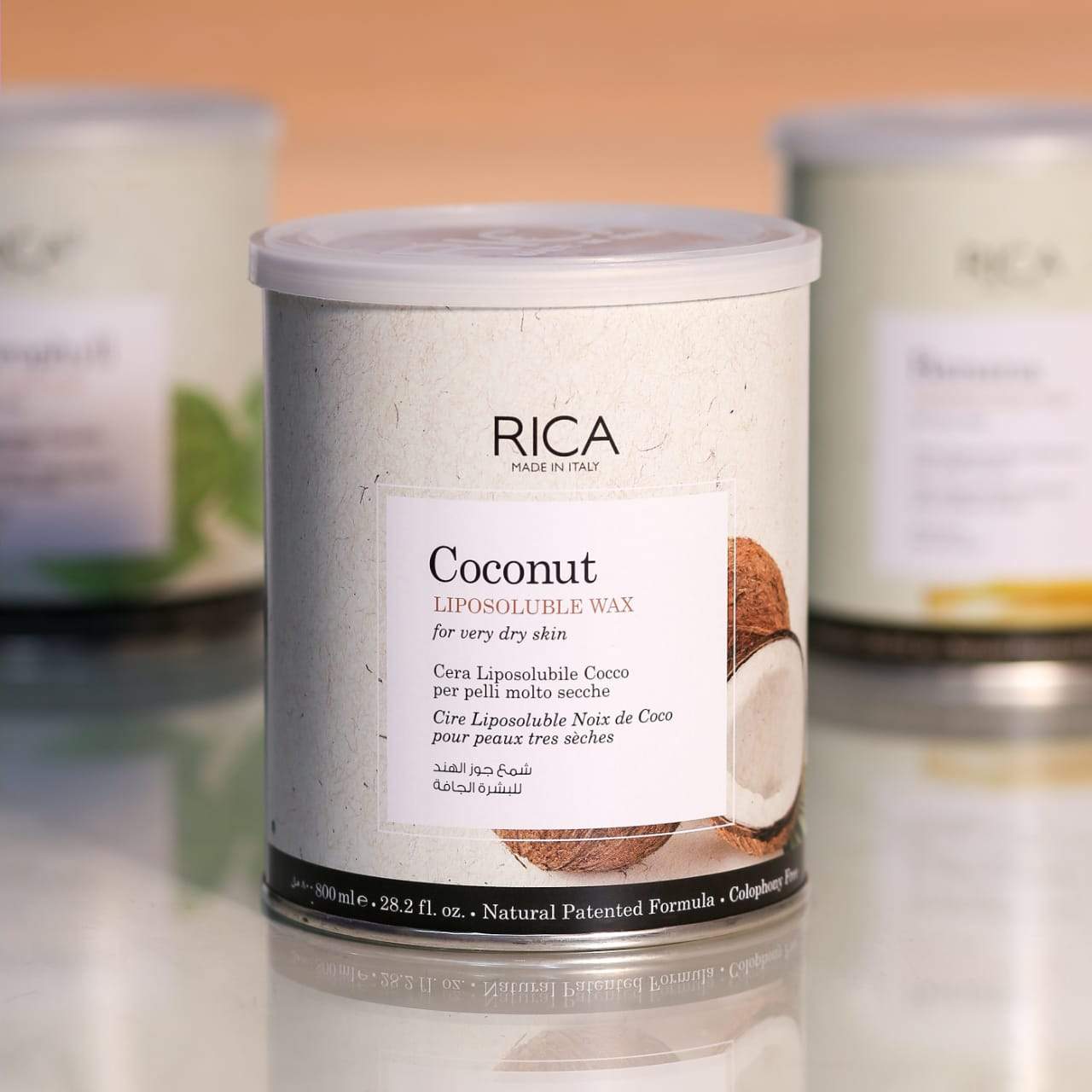 RICA LIPOSOLUBLE WAX COCONUT 800 ML