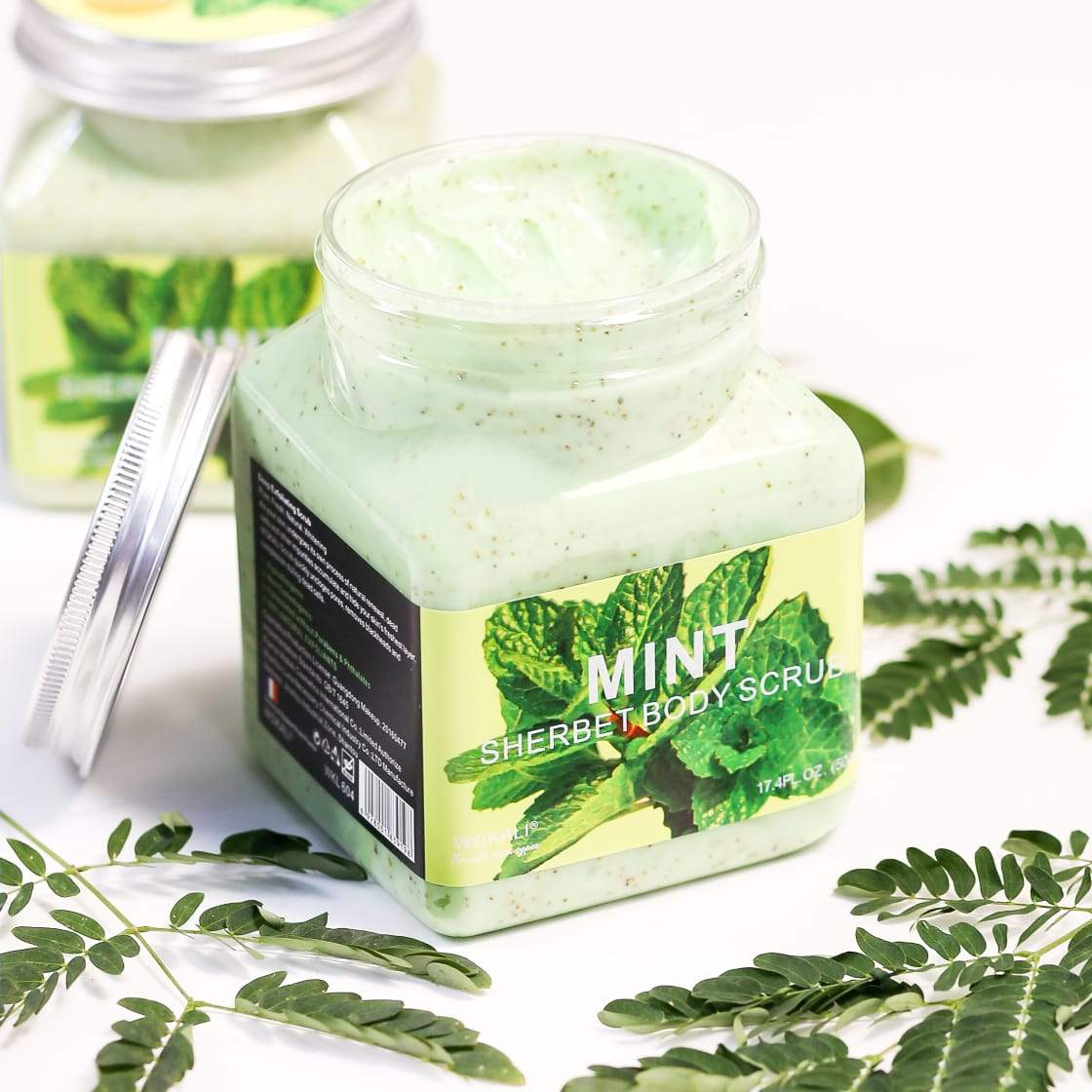 WOKALI BODY SCRUB MINT SHERBET IR WKL 604 500 ML