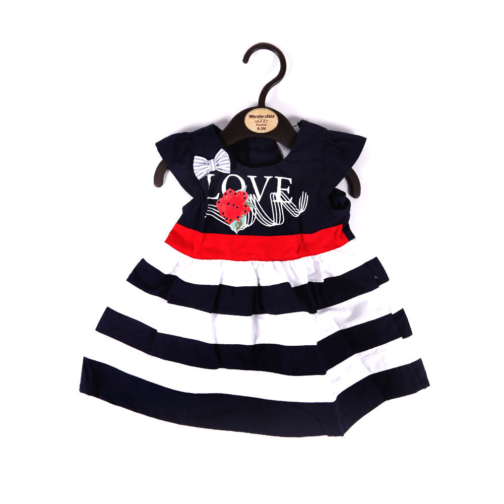 GIRLS S/S 2PC FROCK MS-02 3-6M 115-001 115-003 115-004 THAI