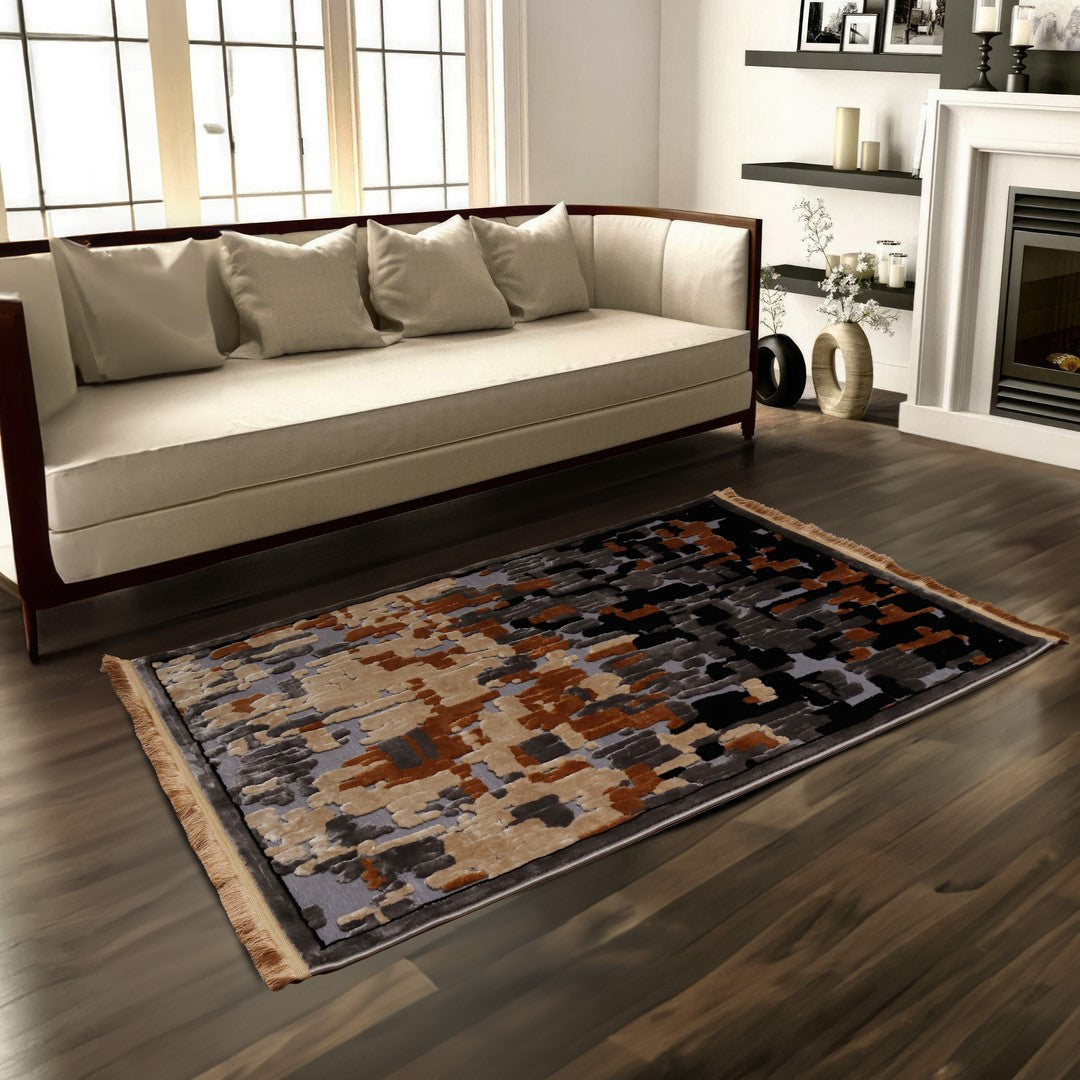 Turkish Embossed Rug 4X6 FT – Al-Fatah