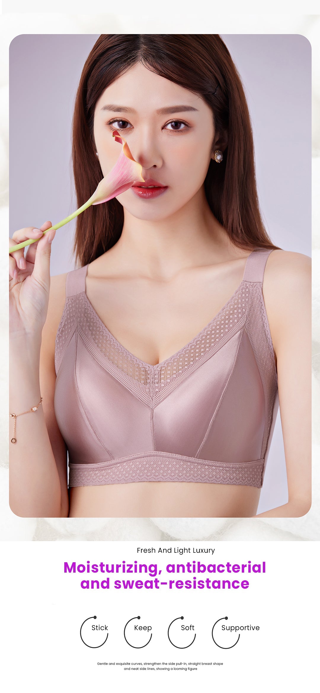 BELLEZA NON WIRE PADDED BRA 509