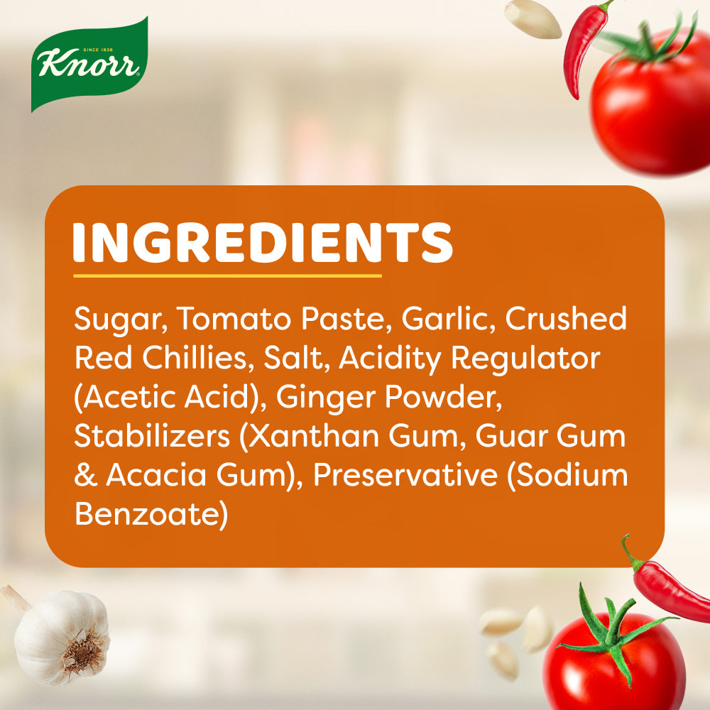 KNORR CHILLI GARLIC SAUCE PROMO PACK 800 GM