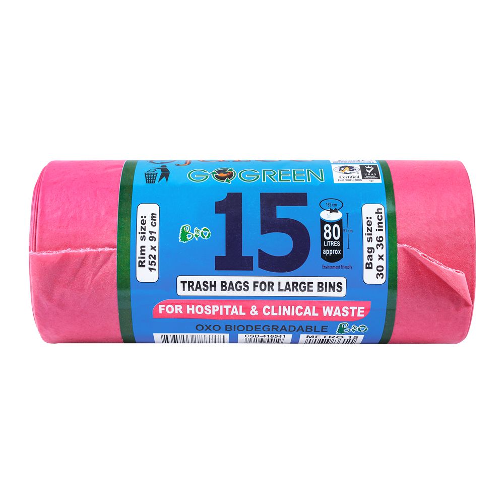 JAZEE TRASH BAGS 15 PACK