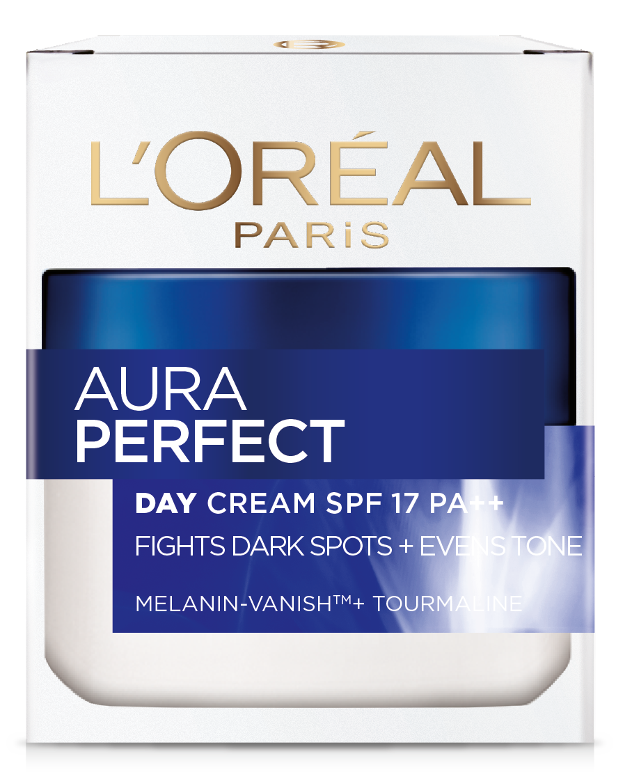 LOreal Paris Aura Perfect Day Cream SPF 17 50 ml - For Brighter Skin