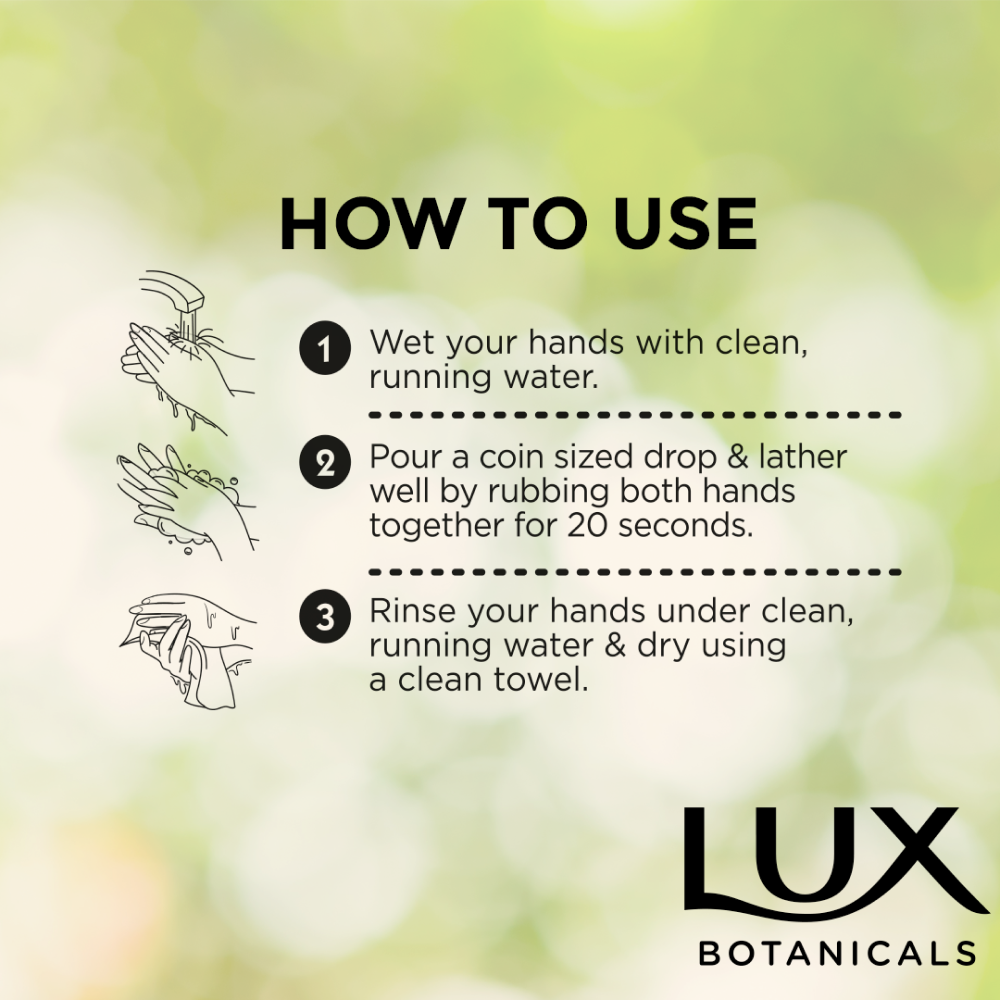 LUX HAND WASH ALOE VERA BOTTLE 220ML