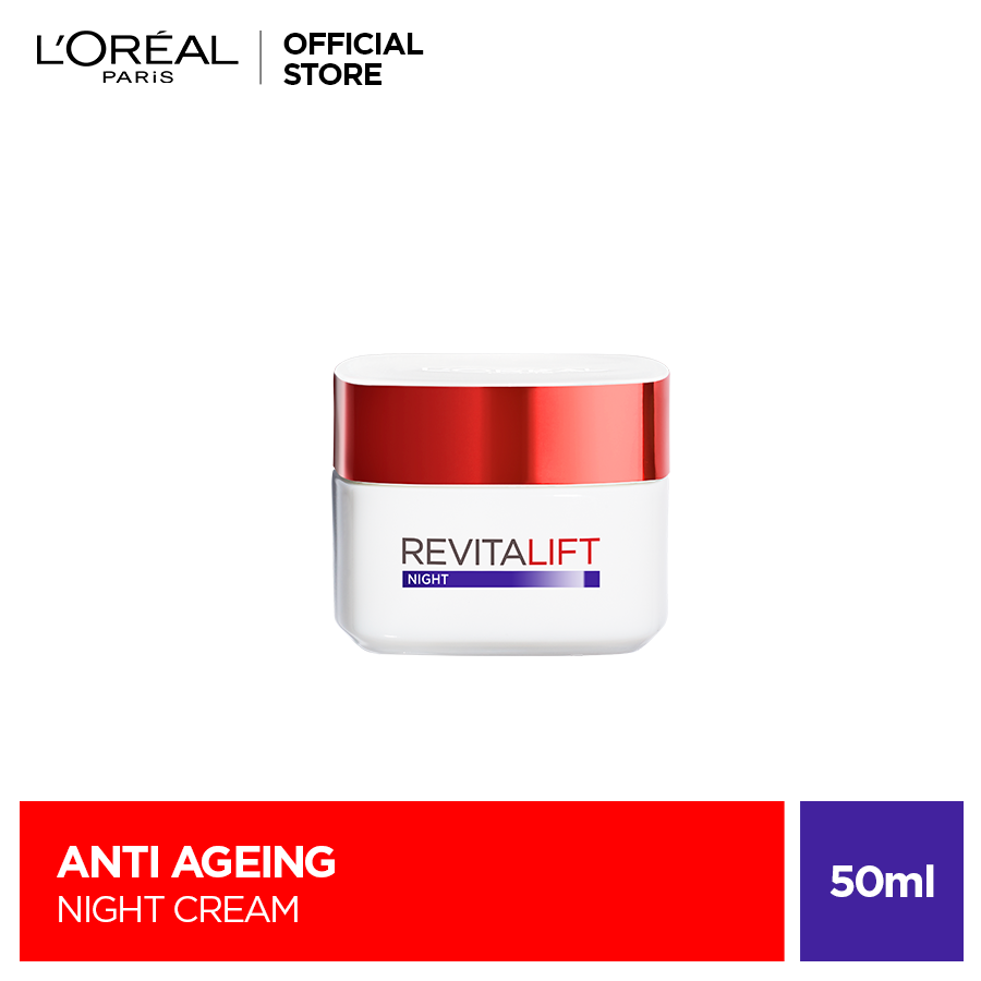 LOreal Paris Revitalift Classic Night Cream 50 ML - Anti-Aging
