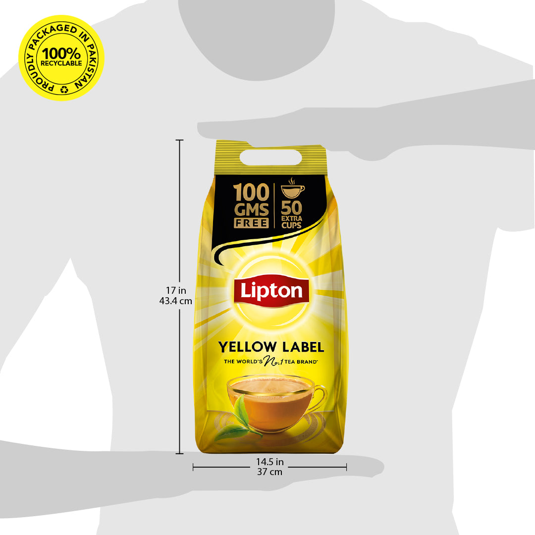 LIPTON YELLOW LABEL BLACK TEA 900 GM
