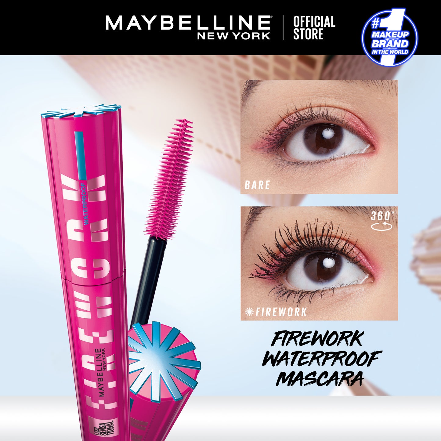 MAYBELLINE LS FIREWORK MASCARA VERY BLACK AS X
