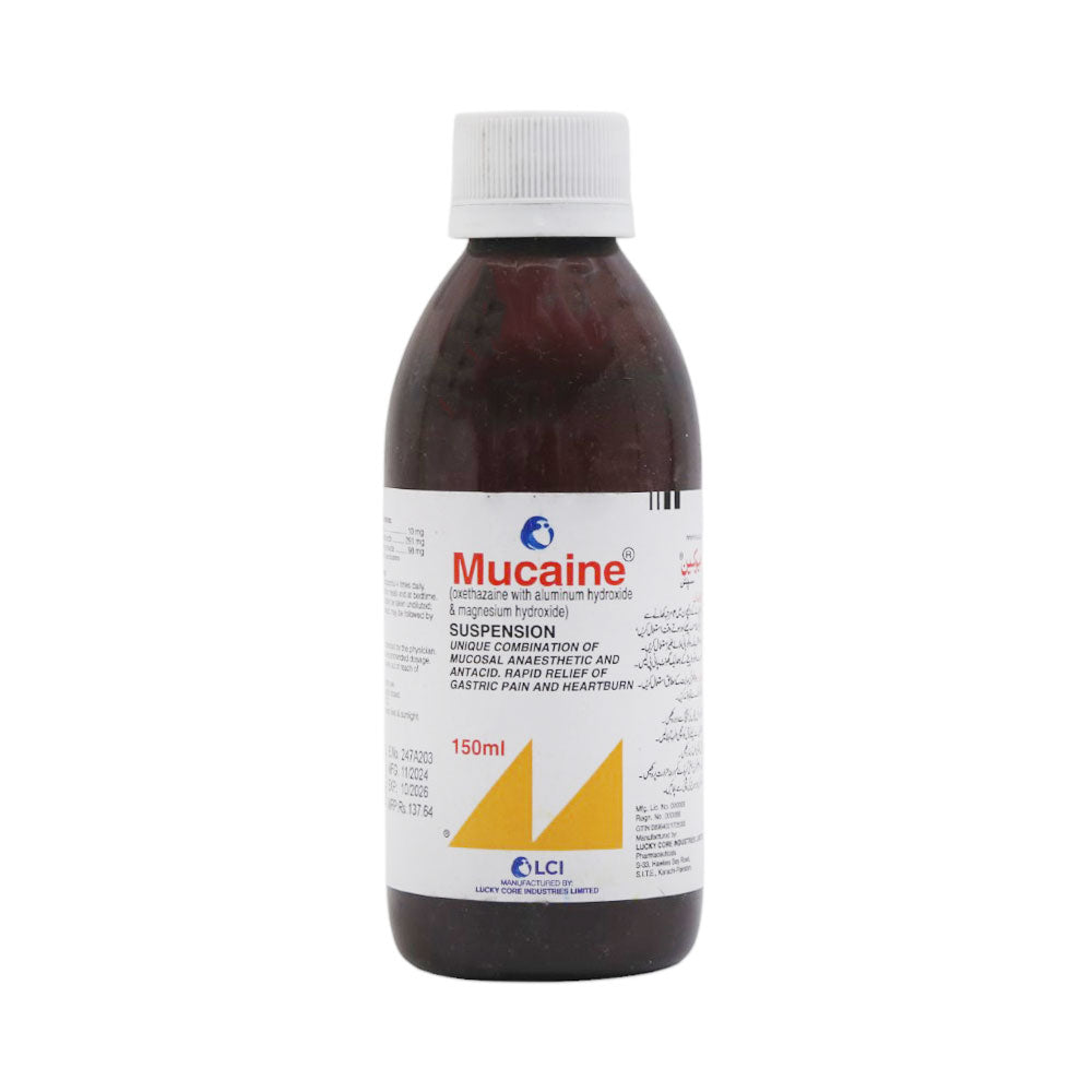 MUCAINE 150ML SUSP