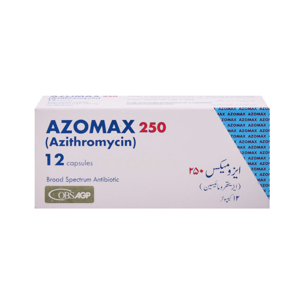 Azomax Ranges AZOMAX 250MG CAP 12S – Al-Fatah