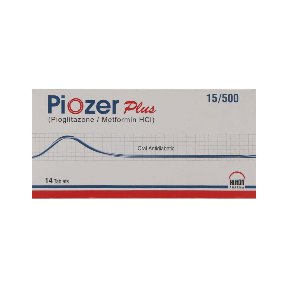 PIOZER PLUS 15/500MG TAB