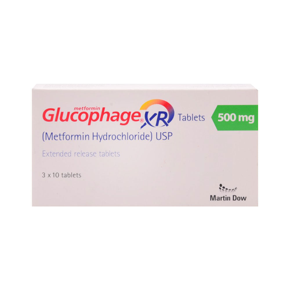 GLUCOPHAGE XR 500MG TAB 30S