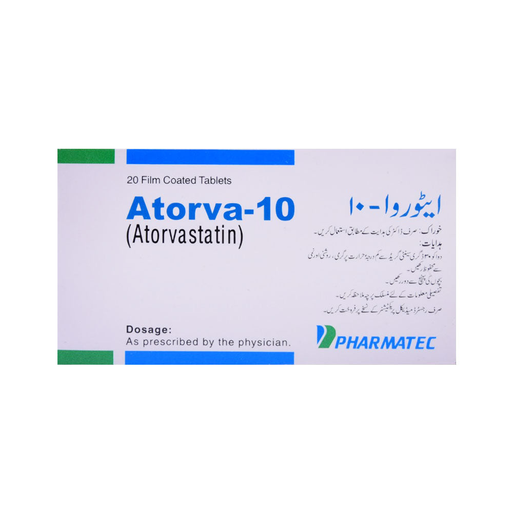 ATORVA 10MG TAB 20S