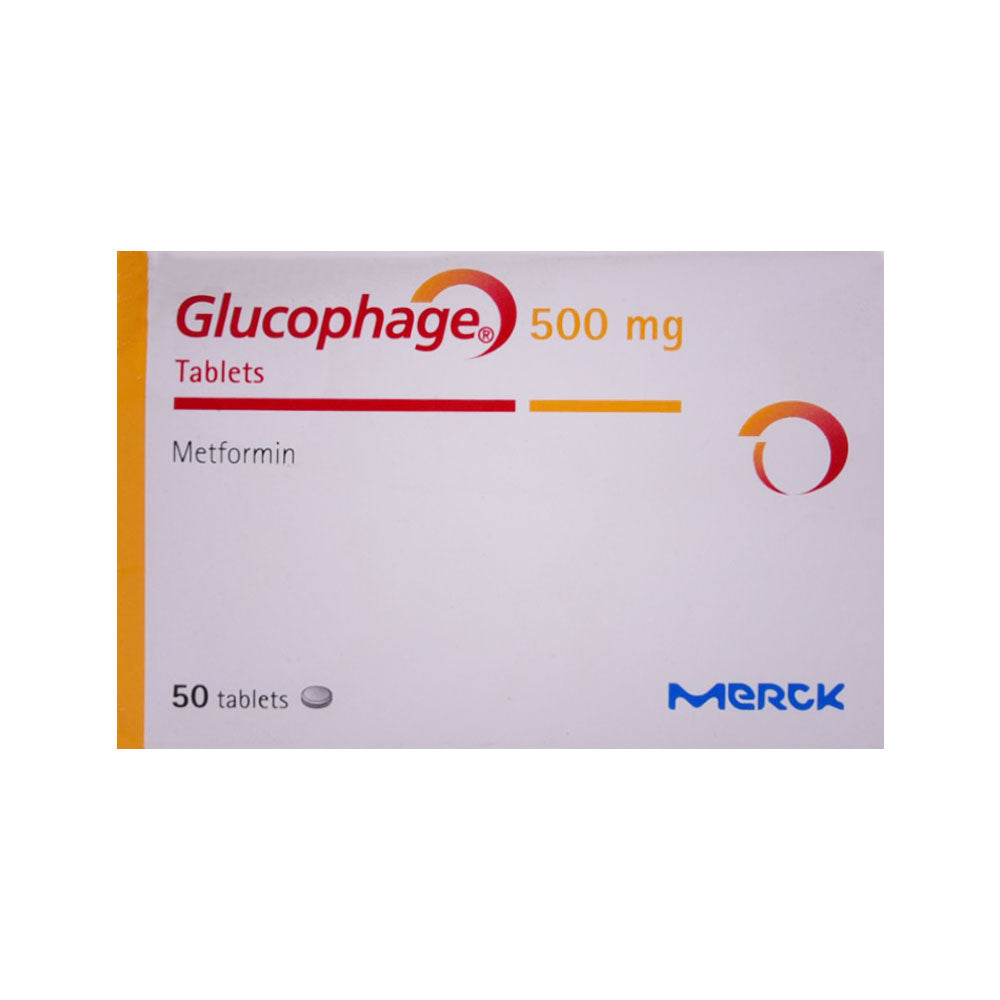 GLUCOPHAGE 500MG IMP TAB 50S