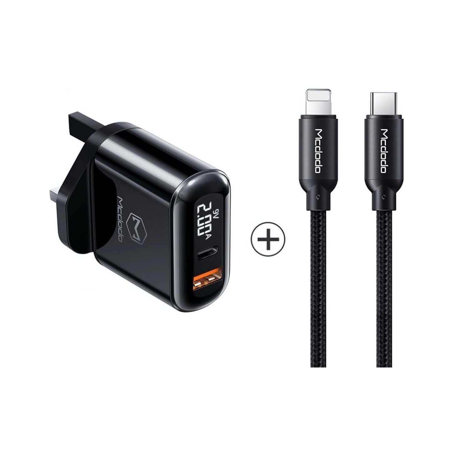 Mcdodo Pd + Qc Travel Charger Set 20W