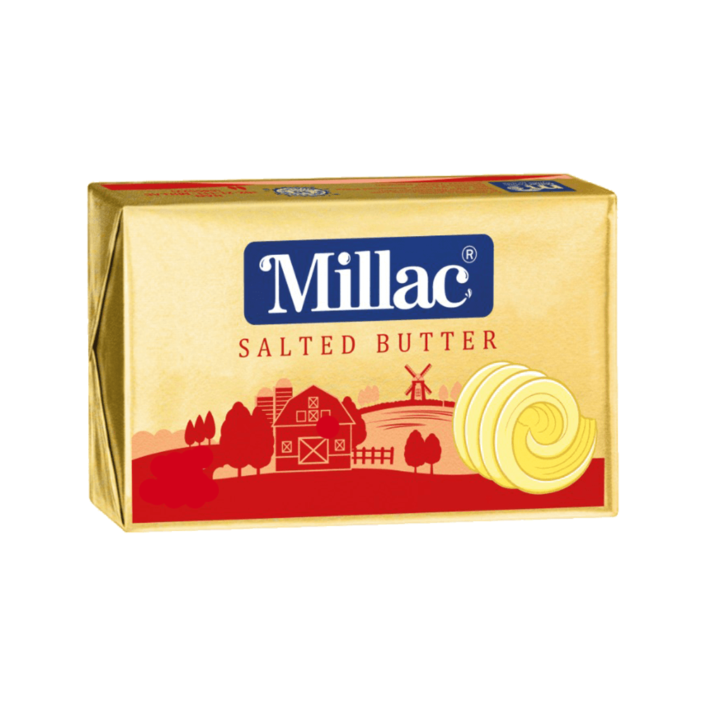 MILLAC SALTED BUTTER 100GM