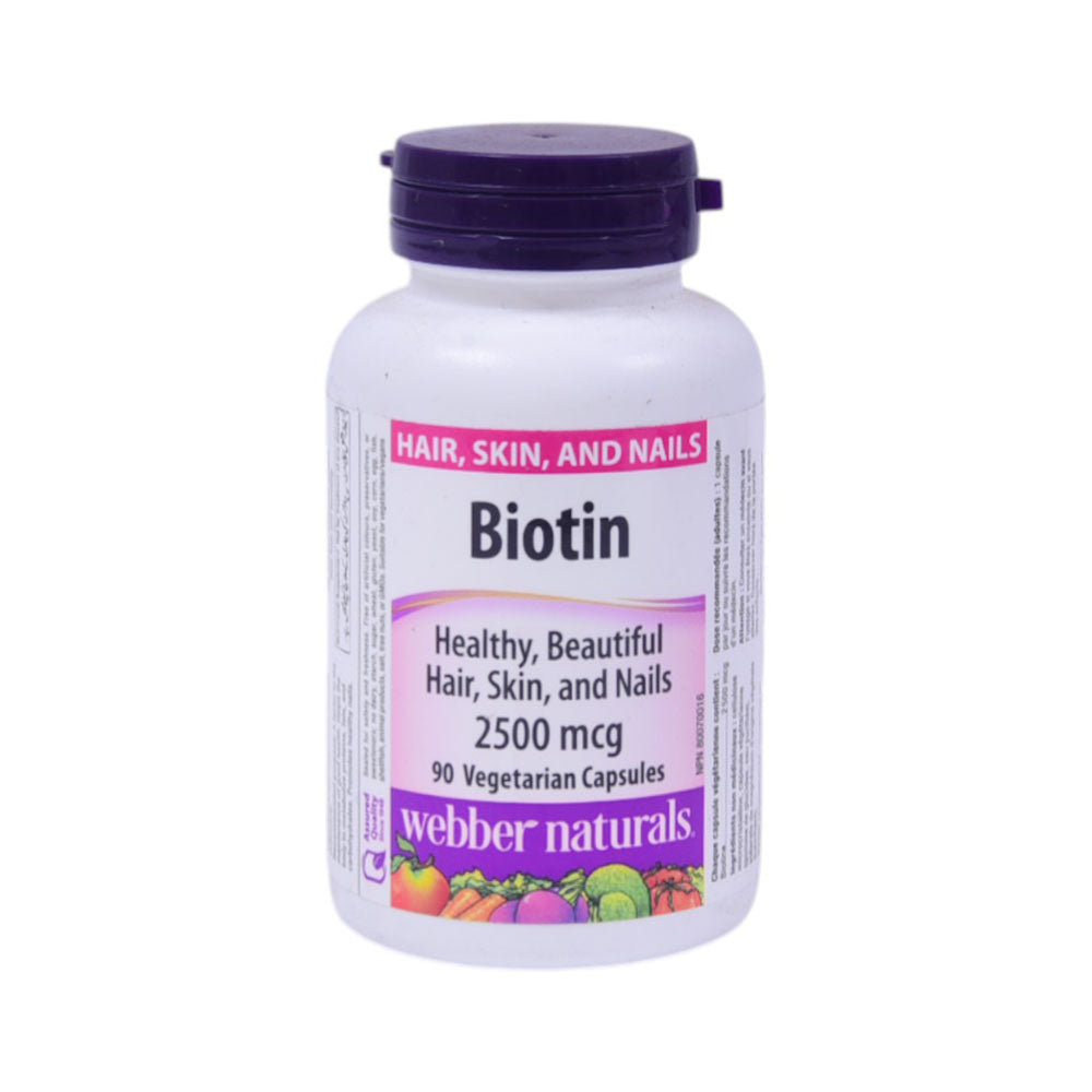 Biotin 2500mcg Healty Hair Nails Skin