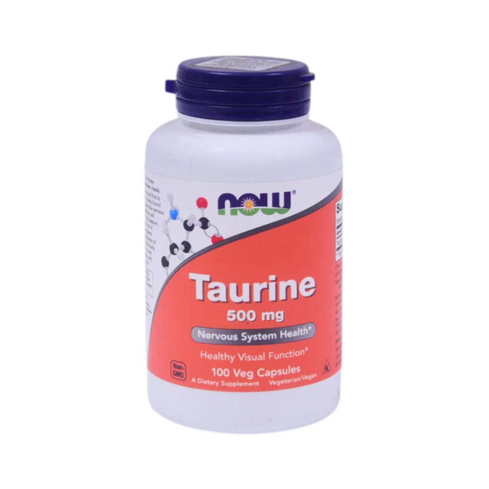 Now Taurine 500mg Nervous System Health
