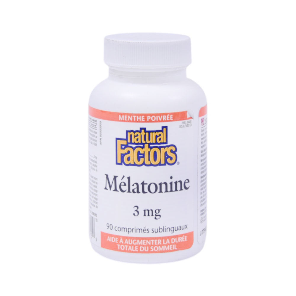 Natural Factors Melatonine 3mg