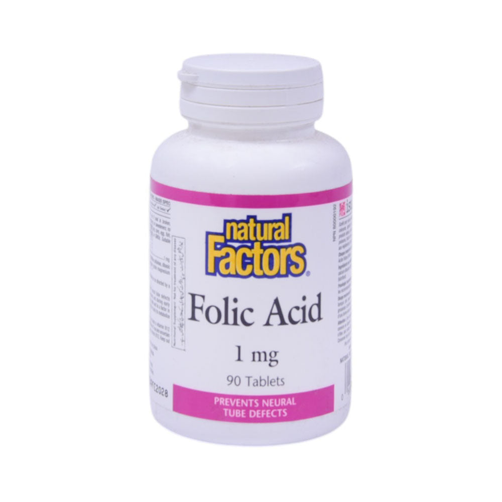 Natural Factors Folic Acid 1mg