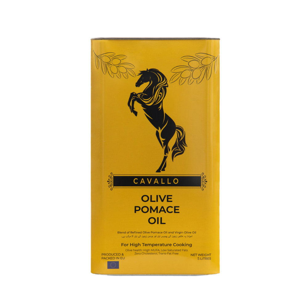 CAVALLO POMACE OLIVE OIL TIN 5 LTR
