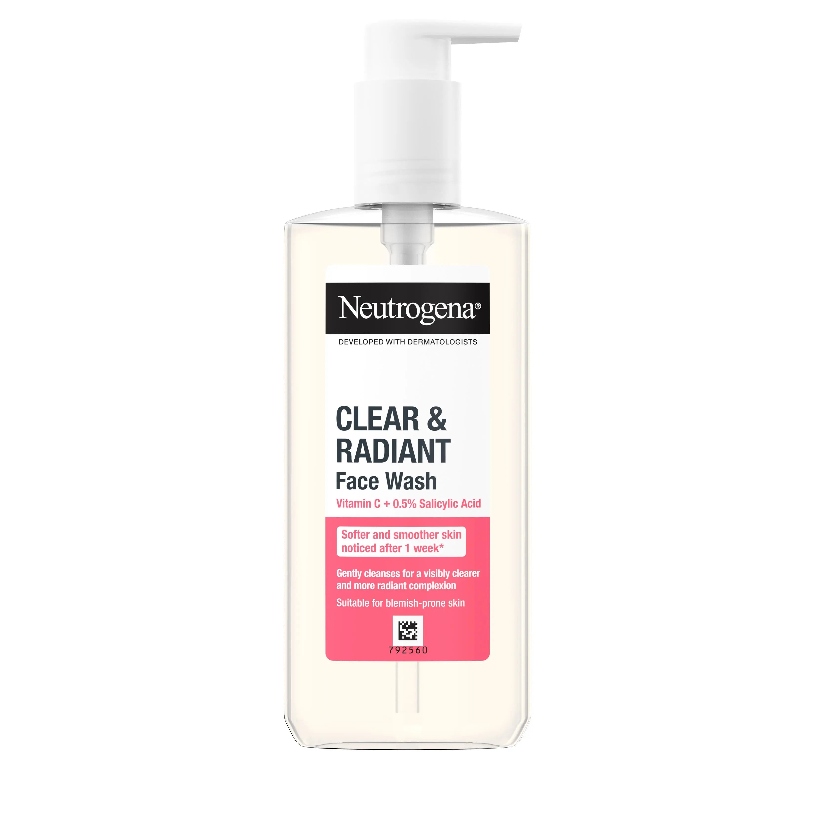 NEUTROGENA FACE WASH CLEAR & RADIANT VIT-C & SALICYLIC 200ML