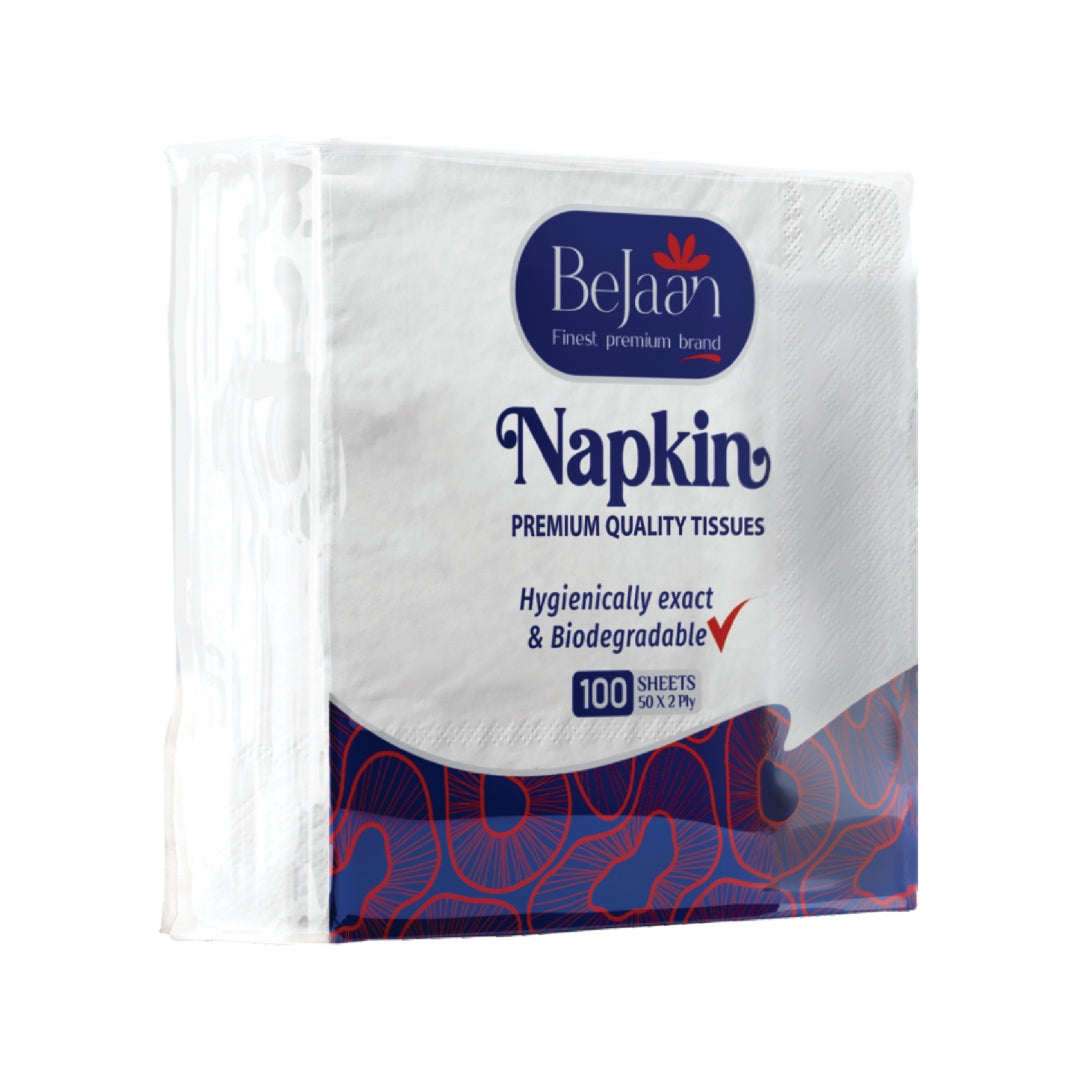 BE JAAN NAPKIN PLAIN 50X2 PLY