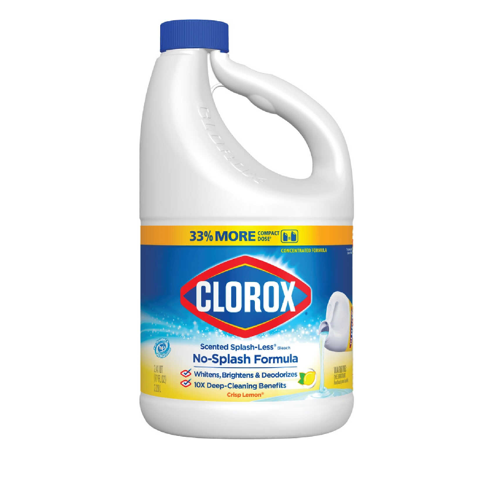 CLOROX WASHING BLEACH NO SPLASH CRISP LEMON 1.18 LTR