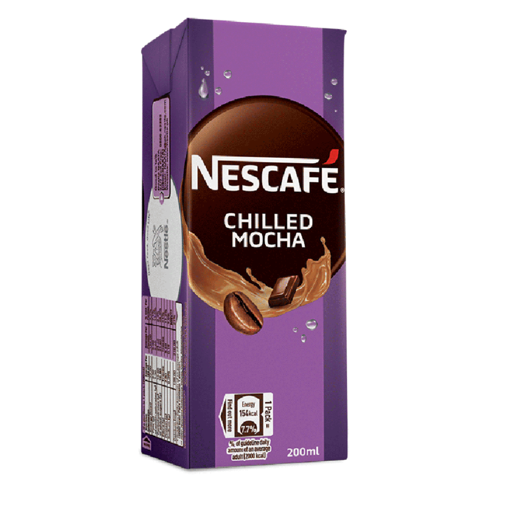 NESCAFE COFFEE CHILLED MOCHA LIQUID 200 ML