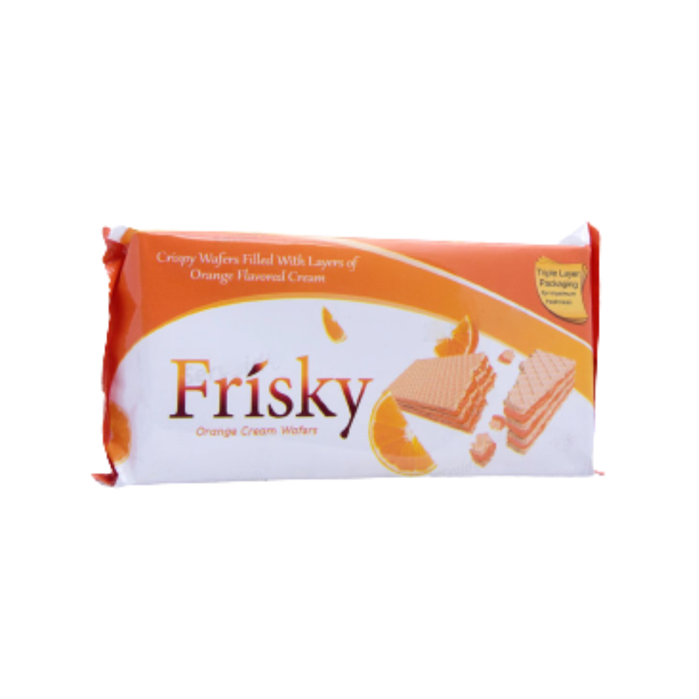 INOVATIVE FRISKY ORANGE CREAM WAFERS 75 GM