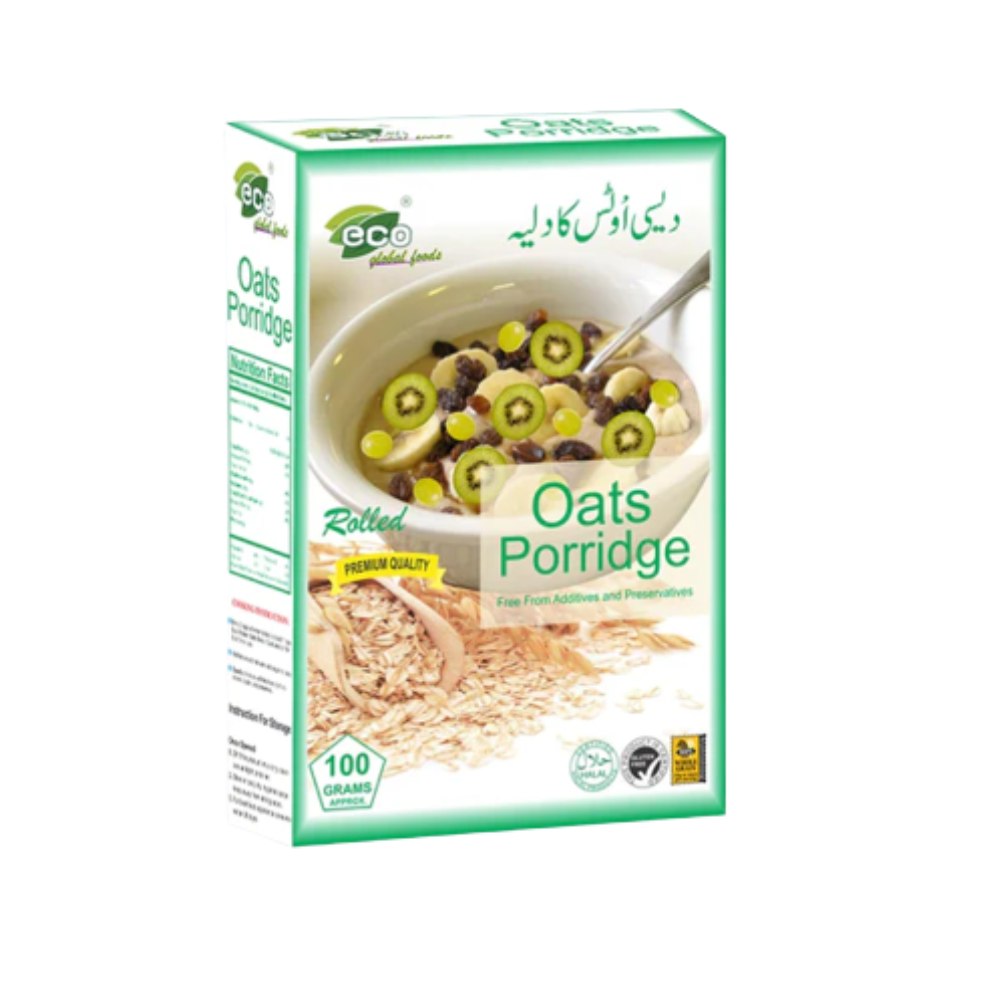 ECO ROLLED OATS PORRIDGE 100GM