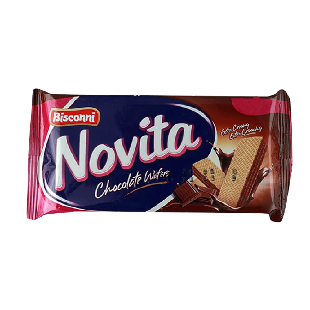 BISCONNI NOVITA CHOCOLATE WAFERS 16 GM