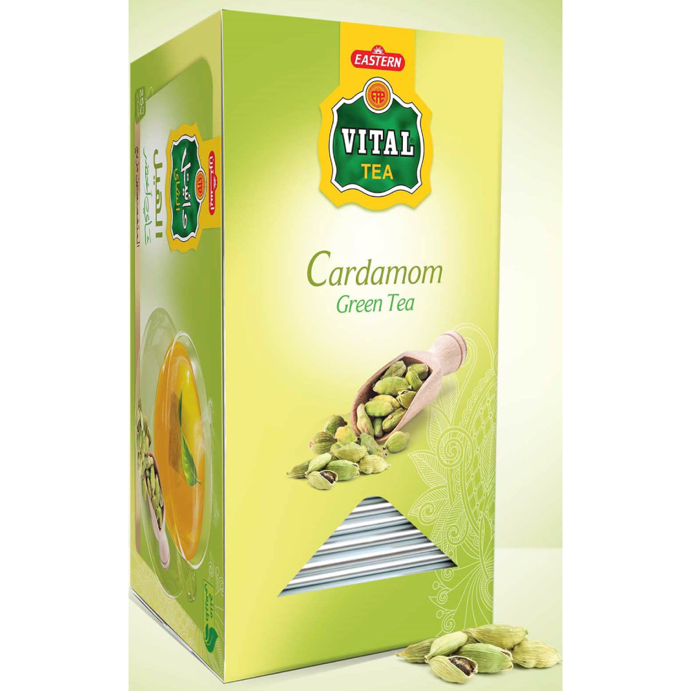VITAL EASTERN TEA CARDAMOM GREEN 30 BAGS 45 GM