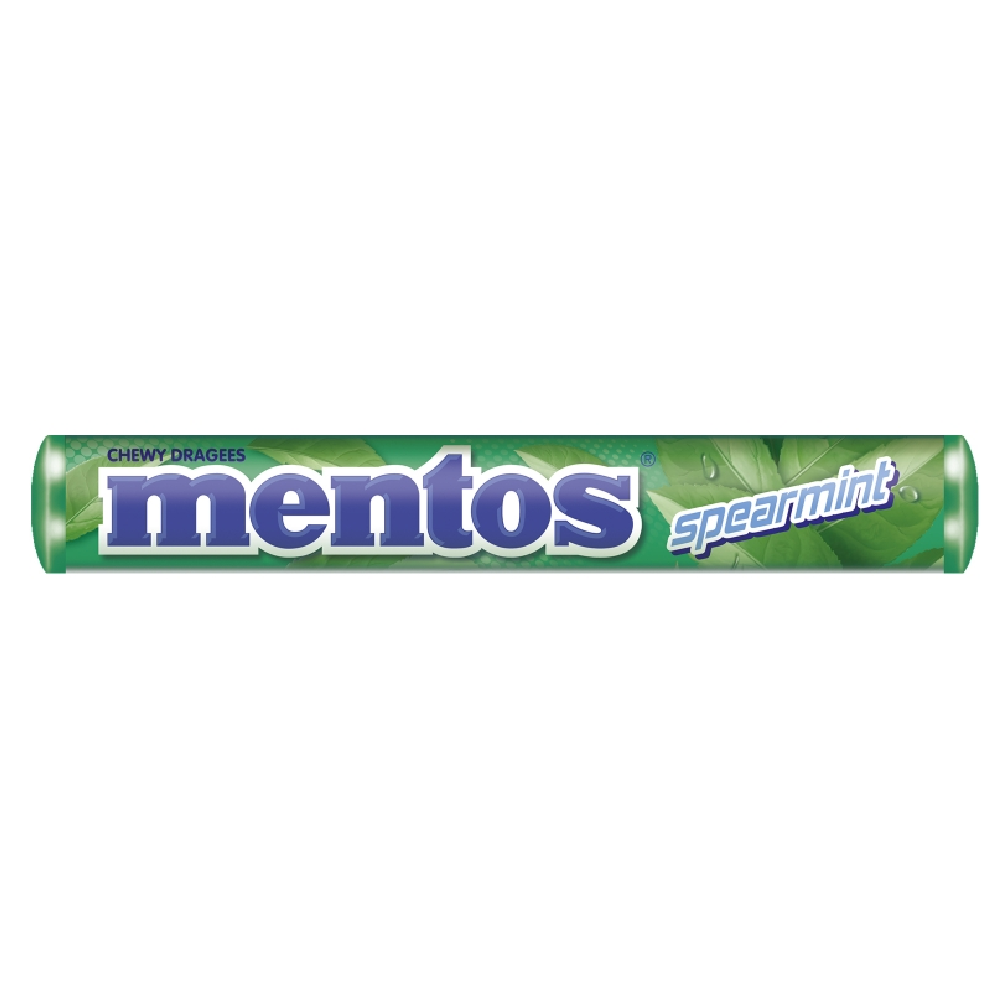 MENTOS CHEWY DRAGEES SPEARMINT 37.5 GM