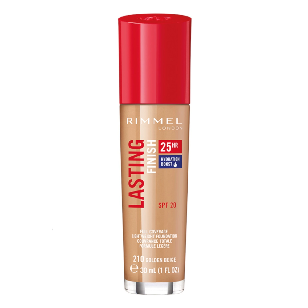 RIMMEL LASTING FINISH FOUNDATION 210 GOLDEN BEIGE