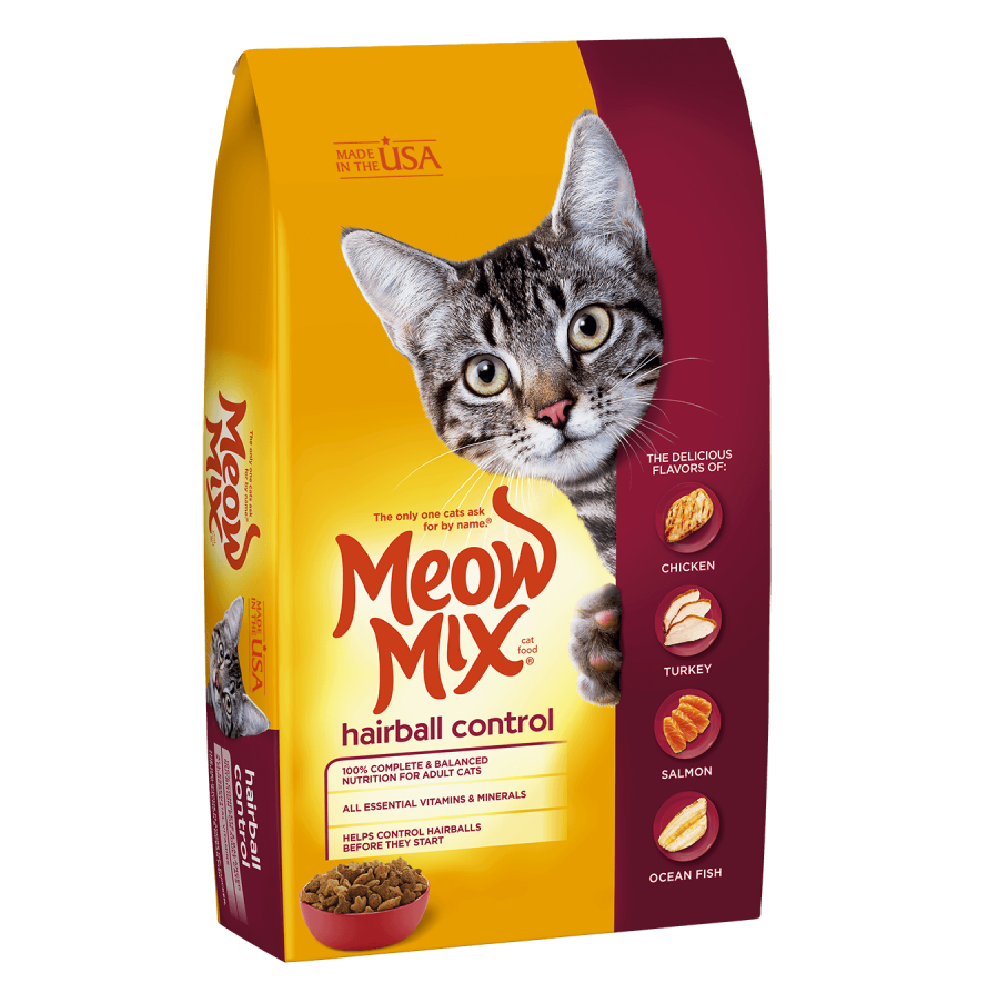 MEOW MIX CAT FOOD HAIRBALL CONTROL 2.86 KG