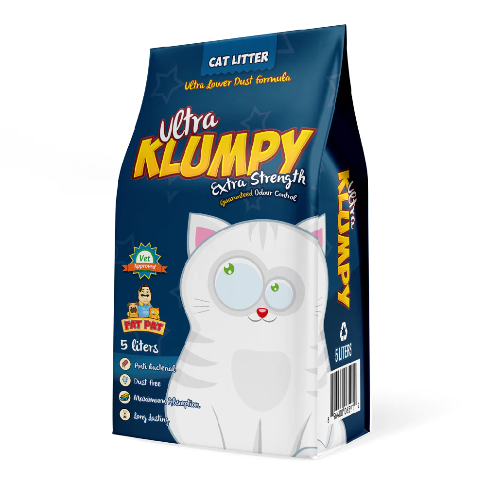 KLUMPY CAT LITTER ULTRA STRENGTH GUARANTEED ODOUR CONTROL 5