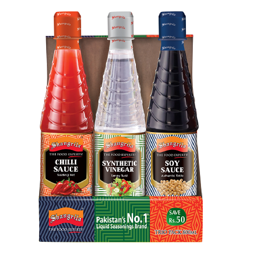 SHANGRILA SAUCE TRIO PACK 800 ML SAVE RS. 50 PACK
