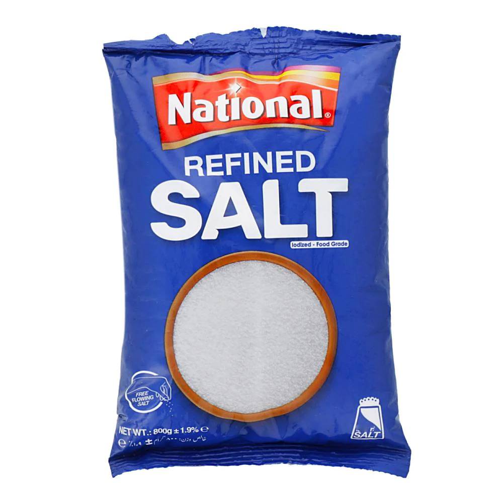NATIONAL SALT REFINED TABLE 800 GM