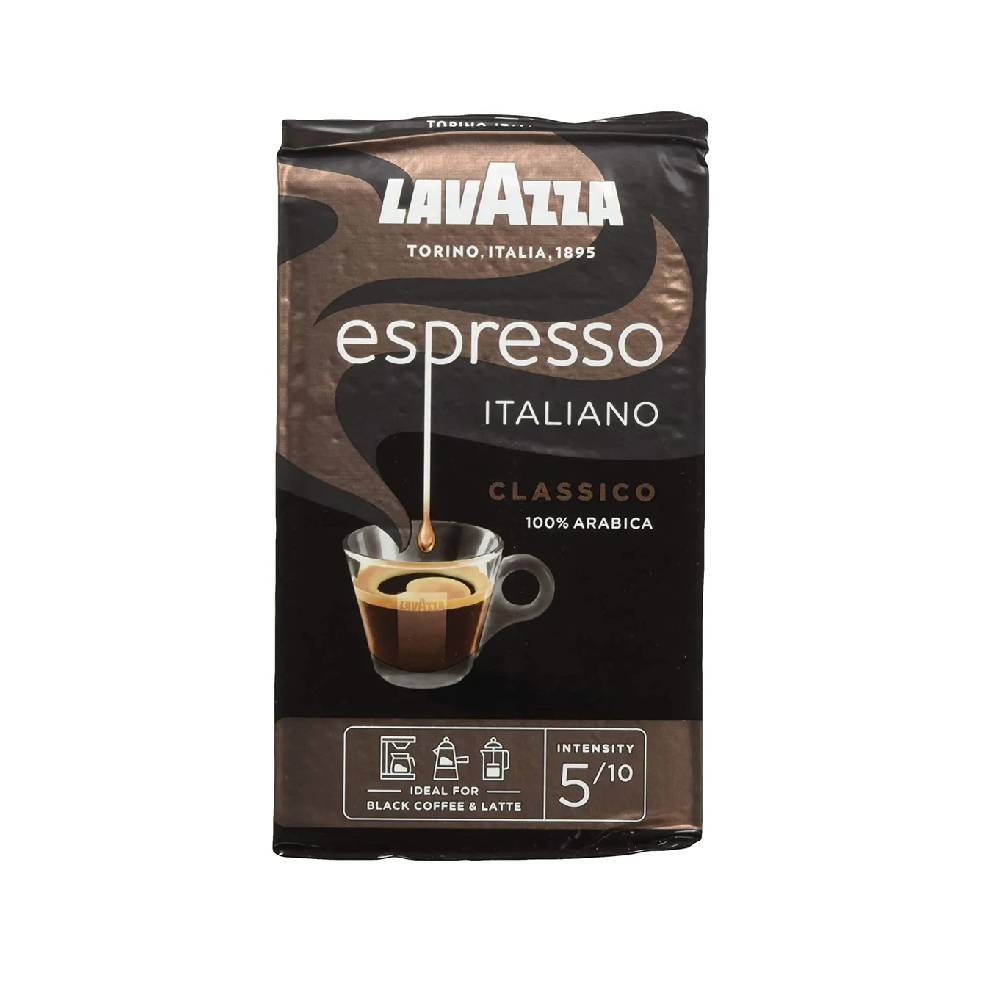LAVAZZA ESPRESSO ITALIANO CLASSICO GROUND COFFEE 250 GM