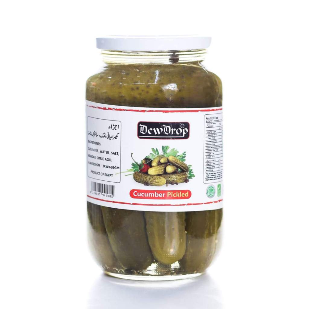 DEW DROP PICKLED CUCUMBER 850 GM