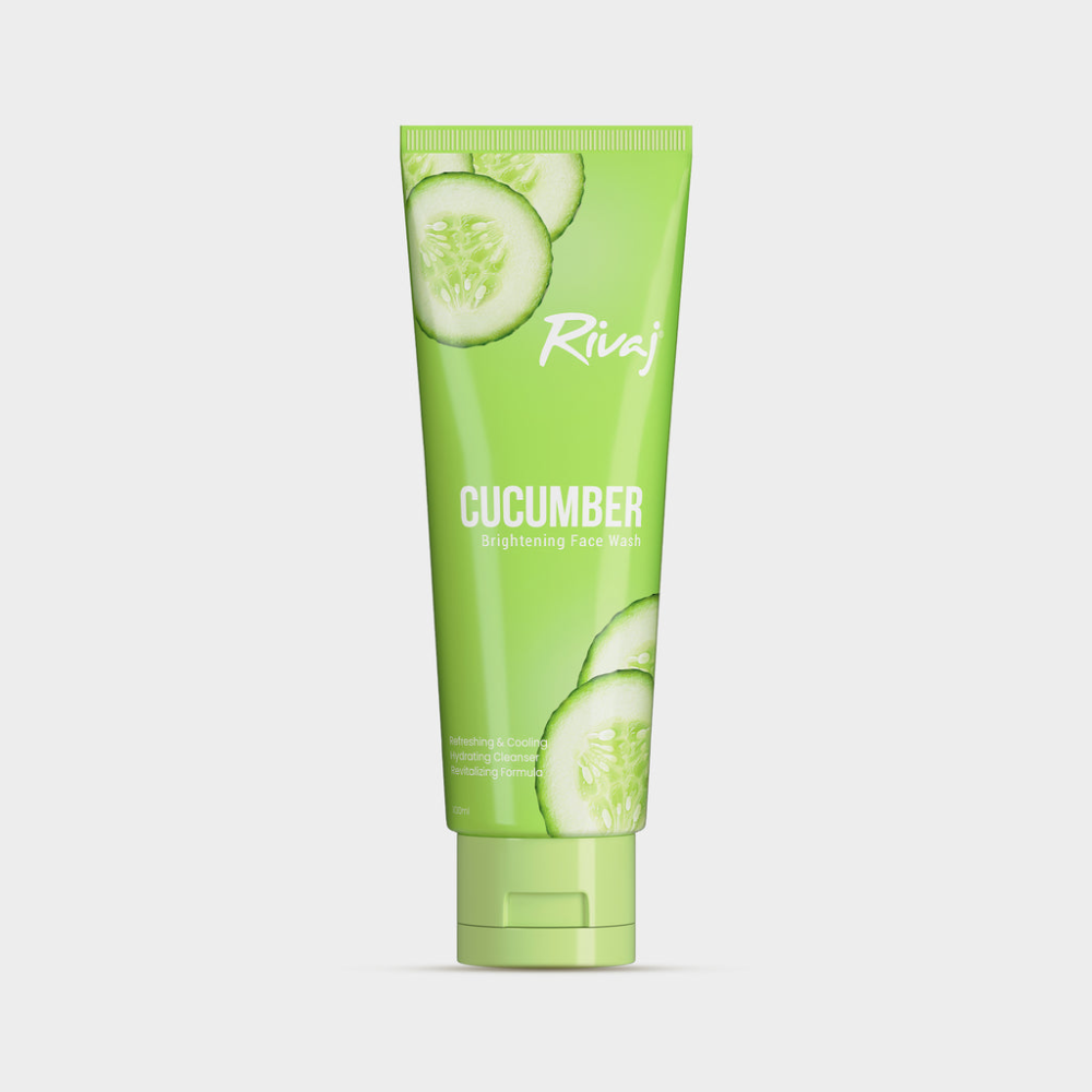 RIVAJ CUCUMBER EXTRACT WHITENING FACE WASH 100 ML