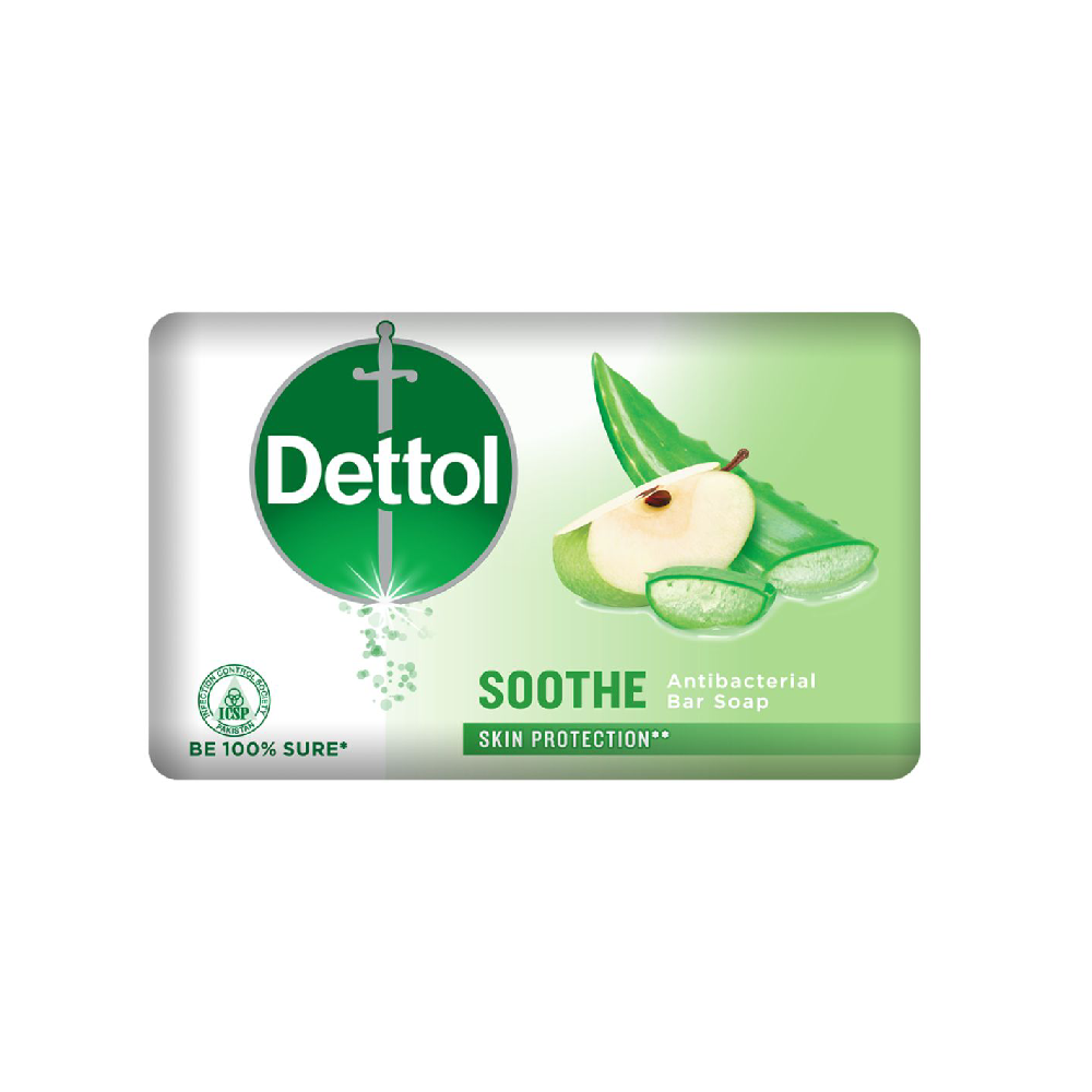 DETTOL ANTIBACTERIAL SOAP SOOTHIE SKIN PROTECTION 160 GM