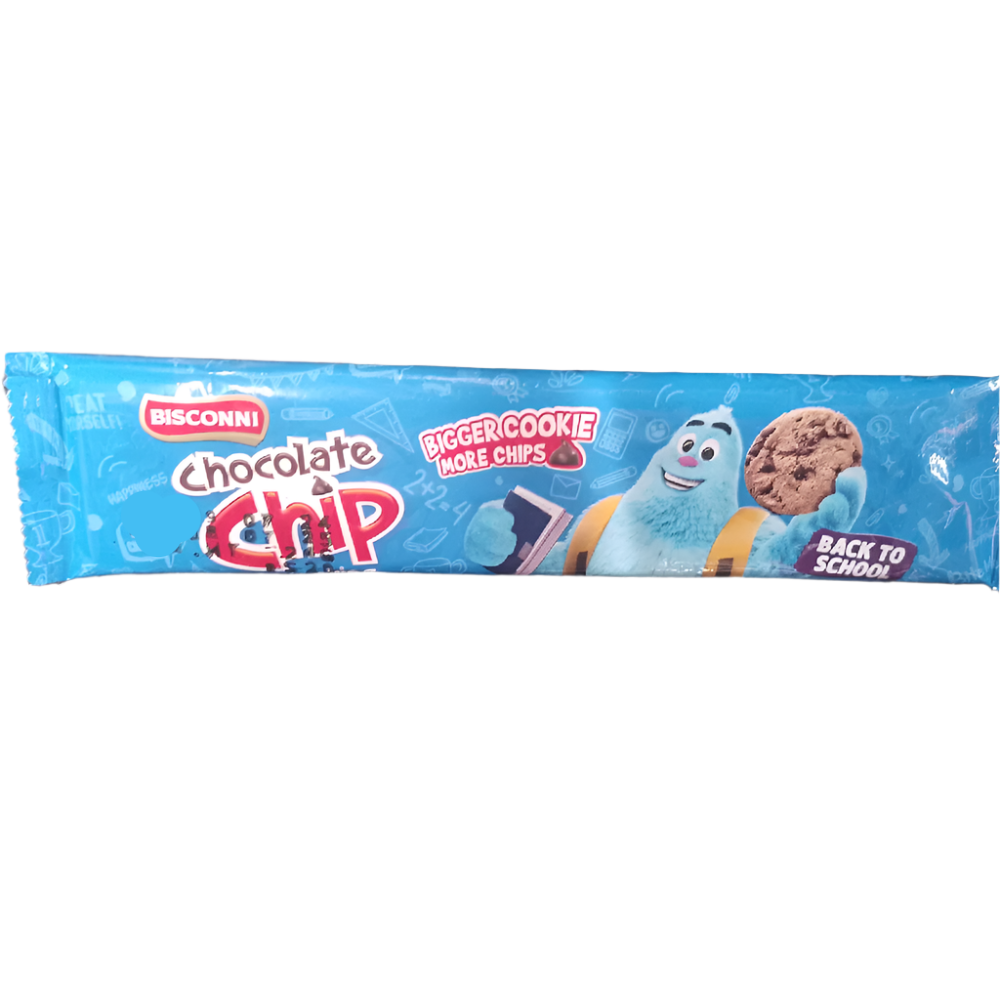 BISCONNI CHOCOLATE CHIP BISCUIT SNACK PACK 21 GM