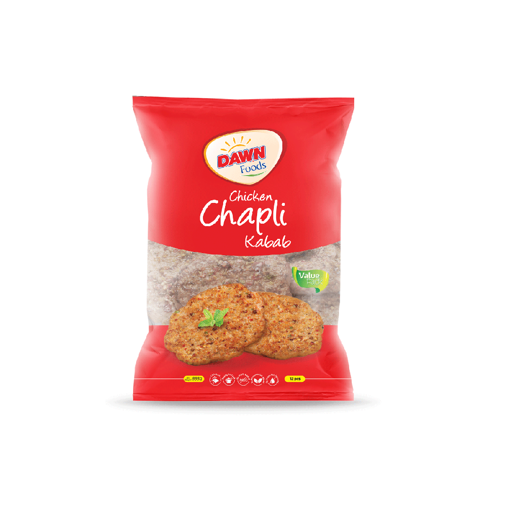 DAWN CHAPLI KABAB 12 PCS 888 GM