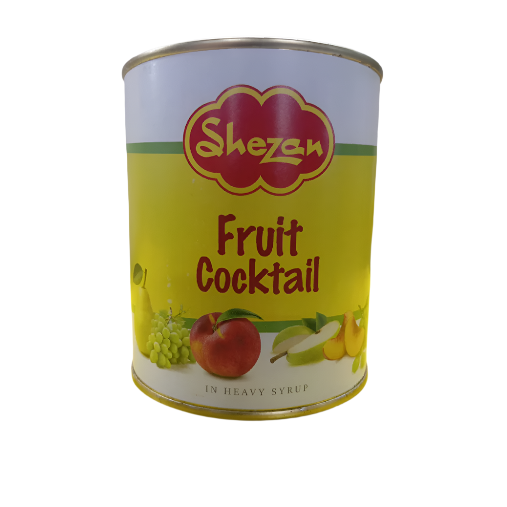 SHEZAN FRUIT COCKTAIL IN HEAVY SYRUP TIN 830 GM