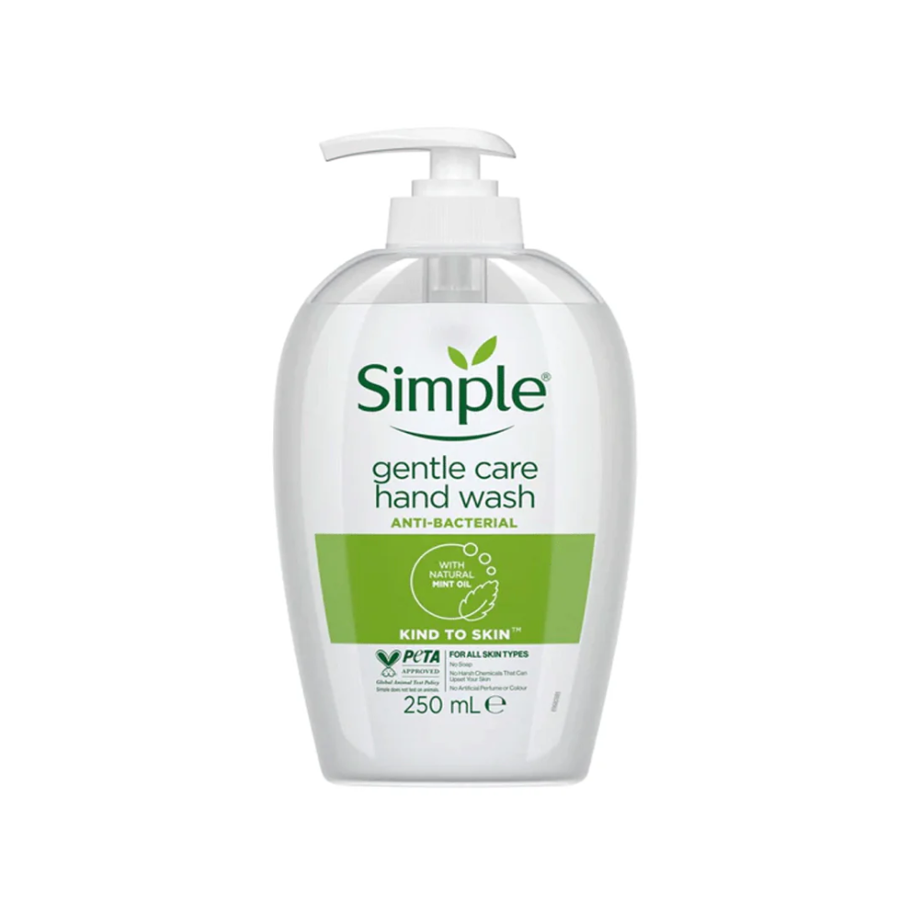 SIMPLE HANDWASH GENTLE CARE WITH NATURAL MINT OIL 250 ML