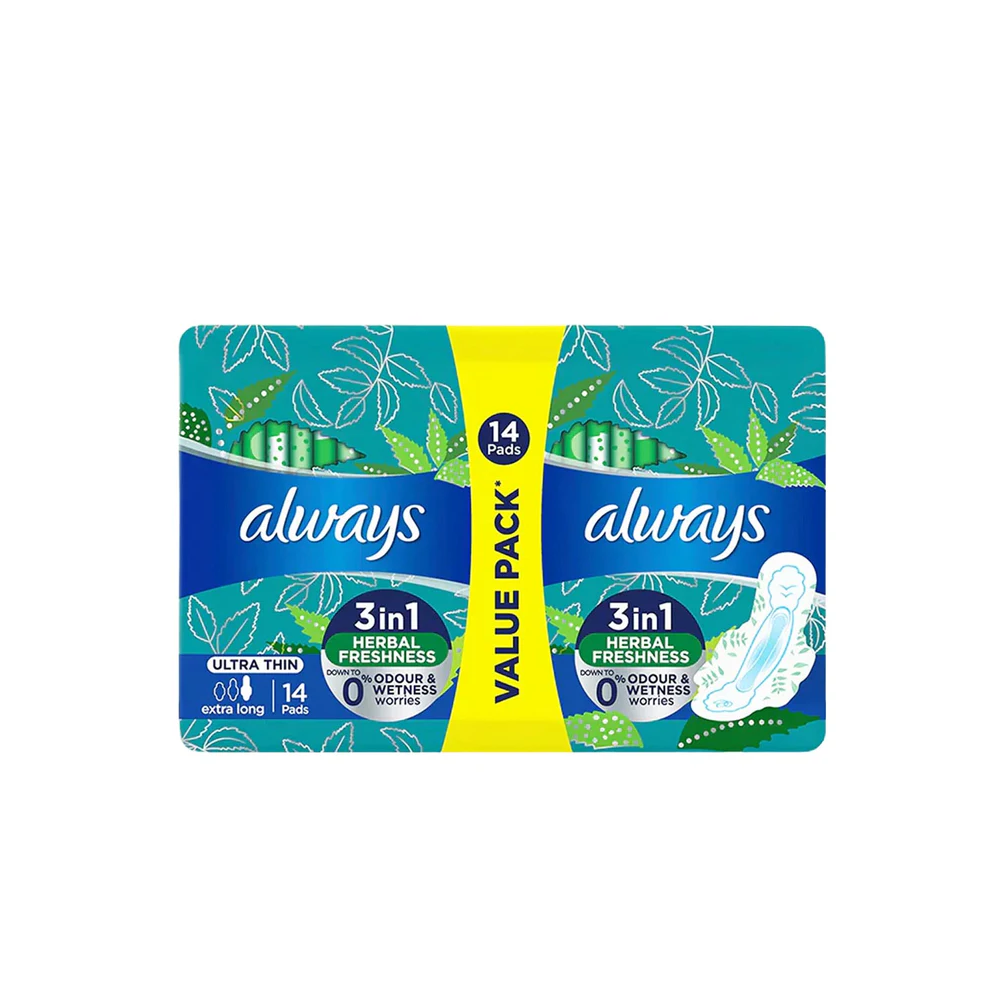 ALWAYS PADS ULTRA EXTRA LONG VALUE PACK 14PCS